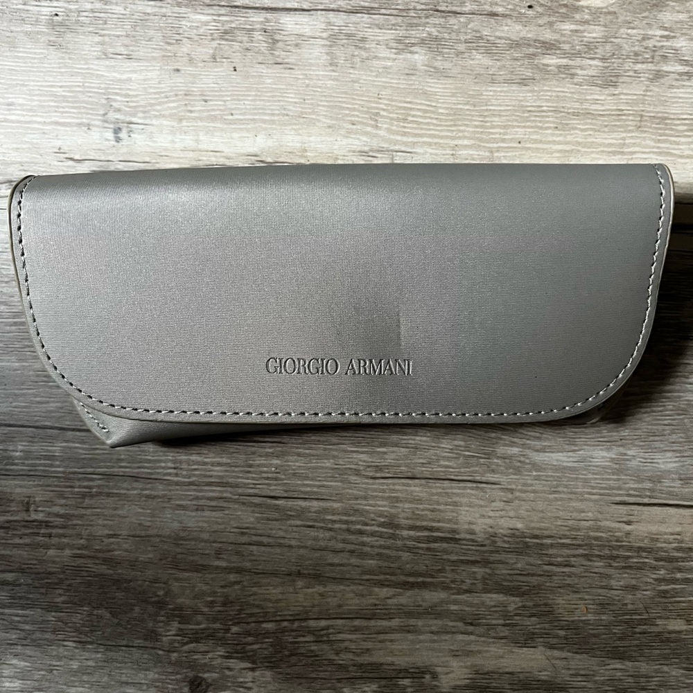 Giorgio Armani Silver Sunglasses Case